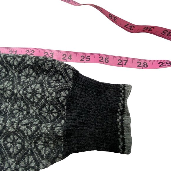 MAGLIFICIO Men Merino Wool Pullover Sweater Sz M Gray Long Sleeve Italy 46-19 - Picture 10 of 16